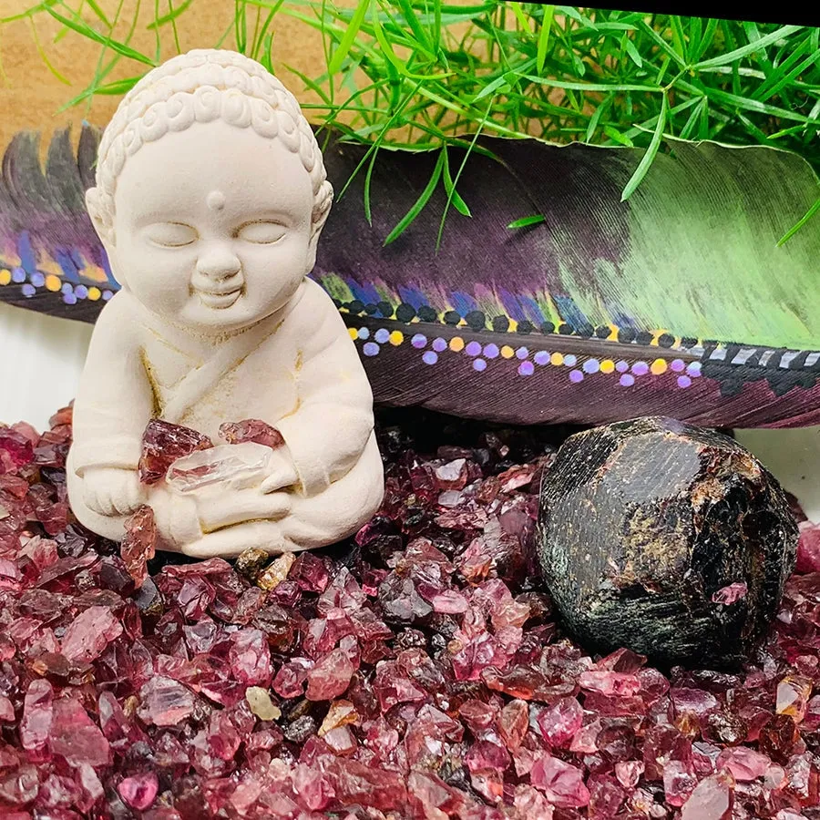 Red Garnet Rough Mini Gemstones (50 Gram / 1.7oz Lot)